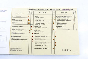 Diesel service book