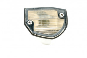 Right rear police license plate light