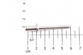 Rivet standard 6,4 mm x 13 mm