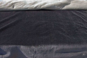 Tissus velours gris fonce