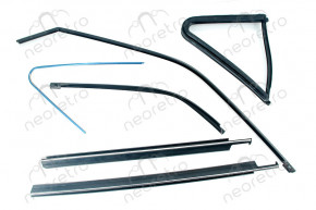 Kit 6 right exterior glazing gaskets