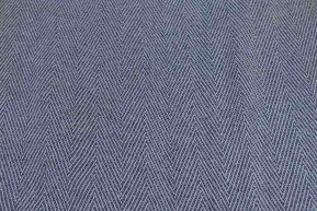 Blue herringbone fabric