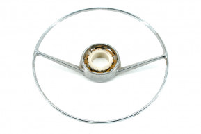 Metallic ring of steering wheel
