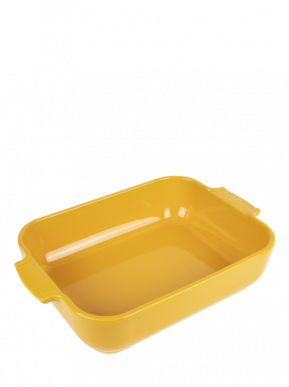 Rectangle dish 40cm yellow saffron