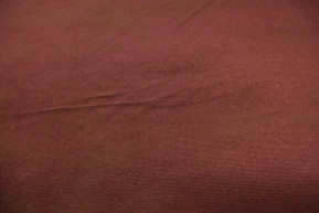 Stripped burgundy velvet fabric