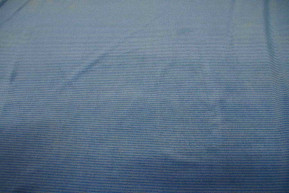 Blue striped velvet fabric