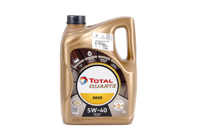 Total quartz 9000 5w40 oil 5l can