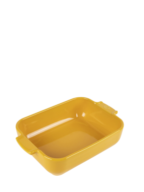 Rectangle dish 25cm yellow saffron