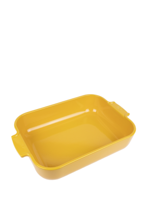 Rectangle dish 36cm yellow saffron