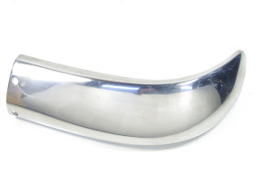Stainless steel left front bumper
