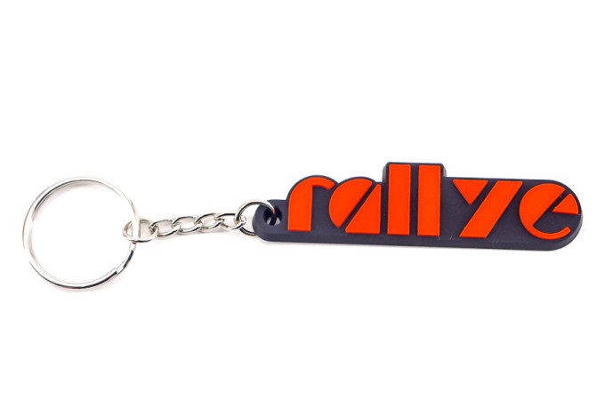 Rally monogram key ring