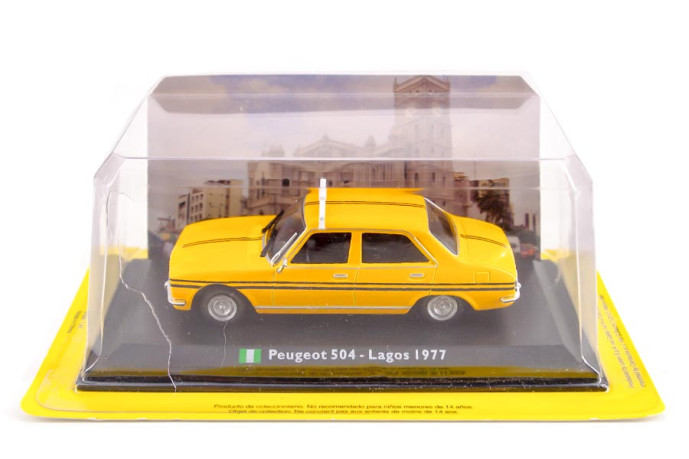 1/43 504 taxi lago yellow -...
