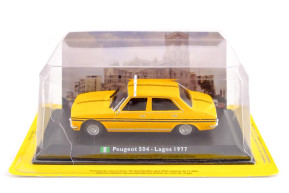 1/43 504 taxi lago yellow - atlas