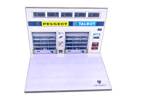 Diorama 1/43 peugeot talbot garage