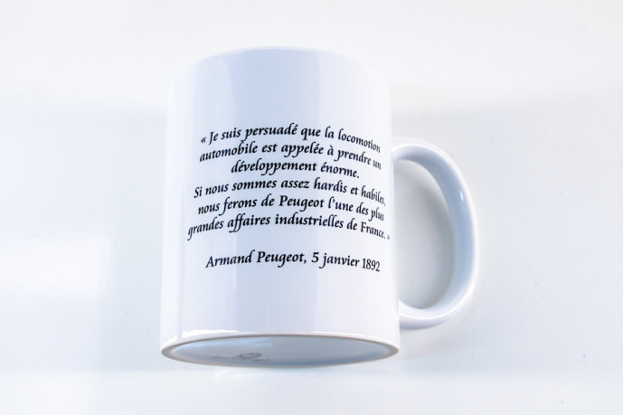 Armand peugeot mug