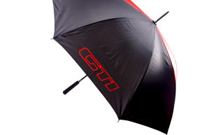 Parapluie gti noir et rouge