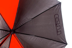Gti umbrella black and red