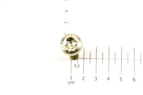 Front knuckle pivot ball joint screw