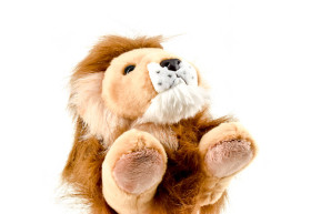Mascot lion l'aventure peugeot 30cm
