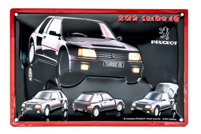 Metal plate 205 turbo 16...