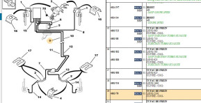Tuyau de frein longueur 2300mm