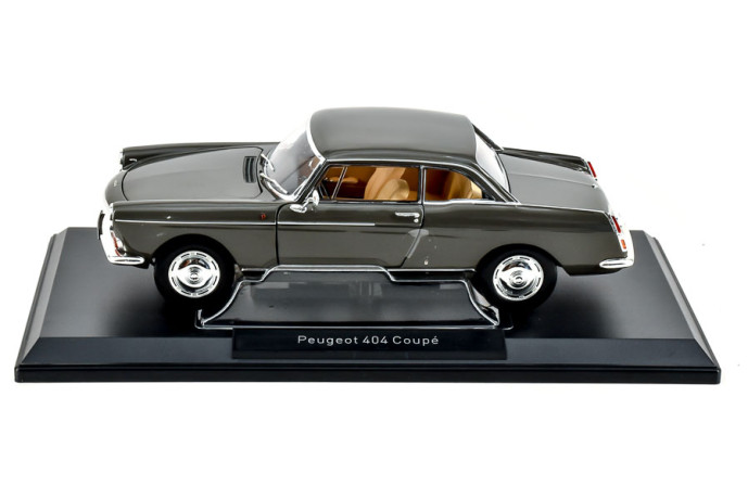 1/18 404 coupe gris...