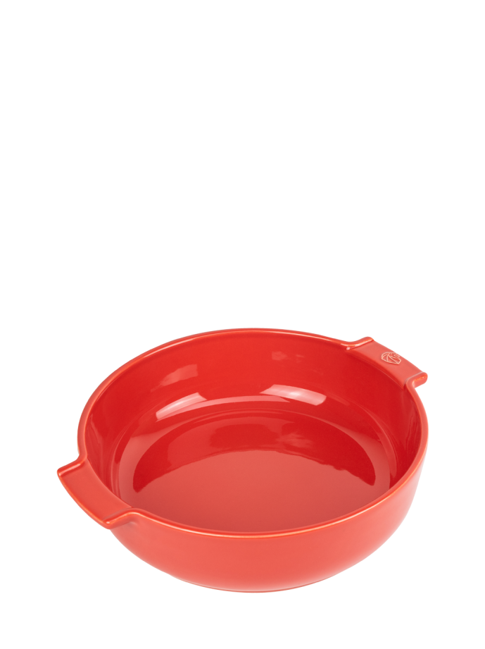 Round dish 23cm red