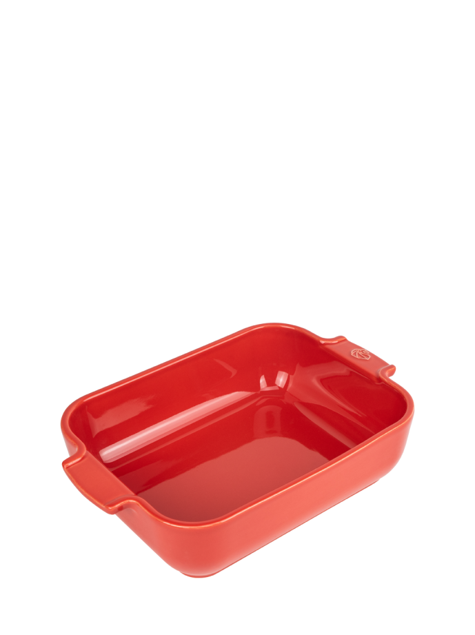 Rectangle dish 25cm red