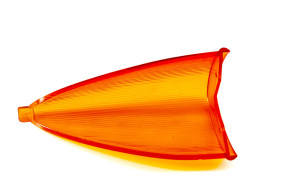 Orange rear light lens