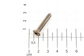 Countersunk head screw stainless steel f