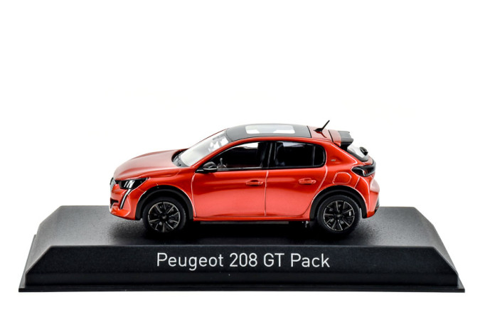 Peugeot 208 GT Pack 2022 Elixir Red 1:43