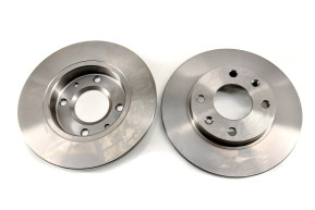 Kit 2 non-ventilated front discs