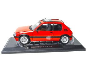 1/18 205 gti 1.9 red pts stickers 1991