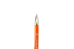 Orange ballpoint pen