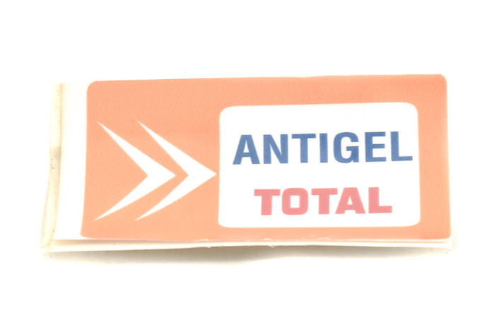 Total antifreeze label