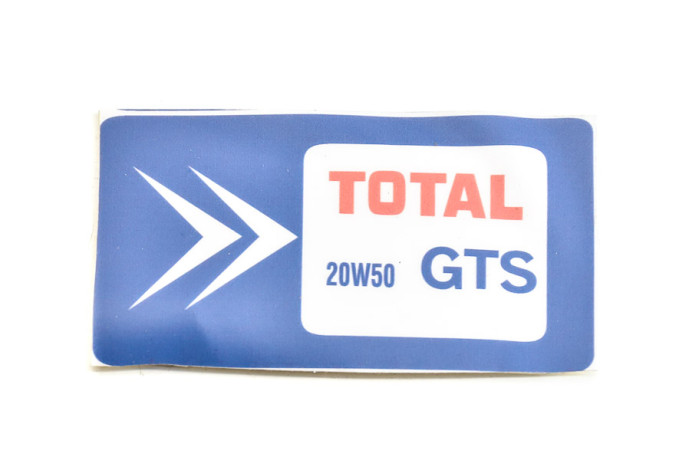 Label total 20x50 gts