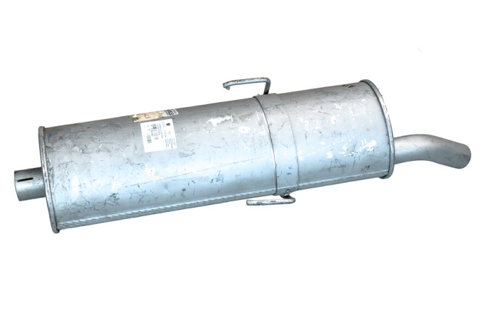 Rear exhaust muffler