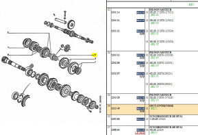 Entretoise pignon moteur