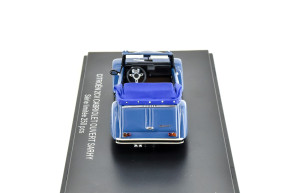 1/43 2 cv sarhy open convertible blue