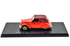 1/43 2 cv sarhy closed convertible red