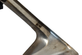 Upper bumper blade in 3 parts