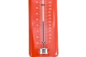 Metal thermometer citroen 2cv parking