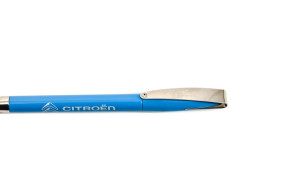 Blue ballpoint pen