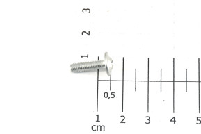Metal screw large cut head 4x70-15