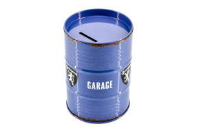 Money box oil barrel peugeot garage