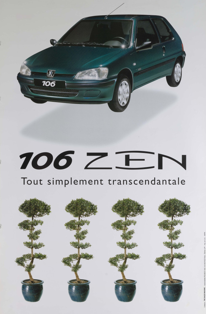 Poster 106 zen with bonsai...