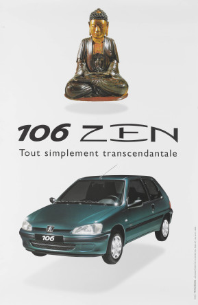 Poster 106 zen with buddha 1999