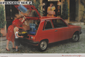 Affiche 104 z rouge avec cadeaux 1975
